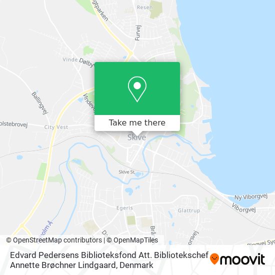 Edvard Pedersens Biblioteksfond Att. Bibliotekschef Annette Brøchner Lindgaard map