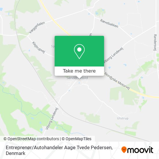 Entreprenør / Autohandeler Aage Tvede Pedersen map