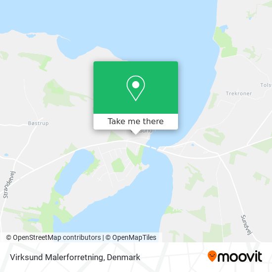 Virksund Malerforretning map