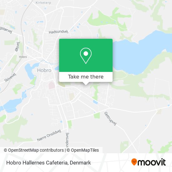 Hobro Hallernes Cafeteria map