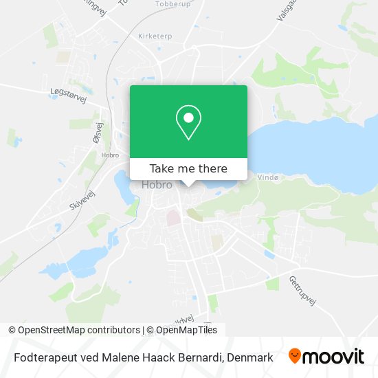 Fodterapeut ved Malene Haack Bernardi map