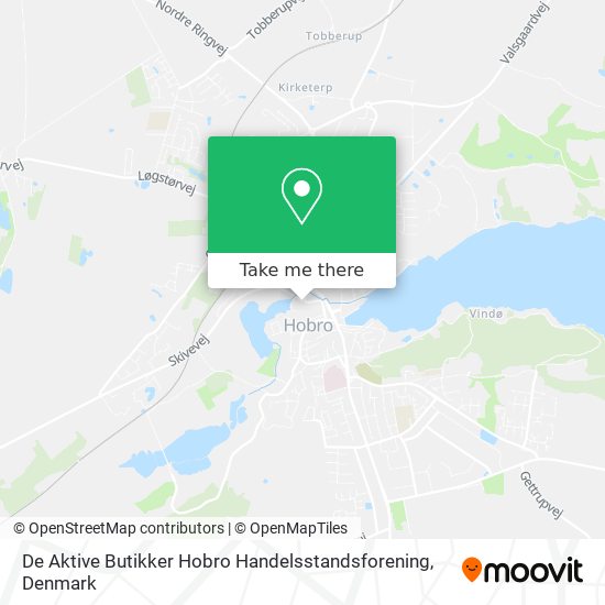 De Aktive Butikker Hobro Handelsstandsforening map