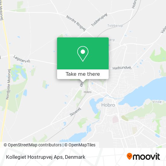 Kollegiet Hostrupvej Aps map