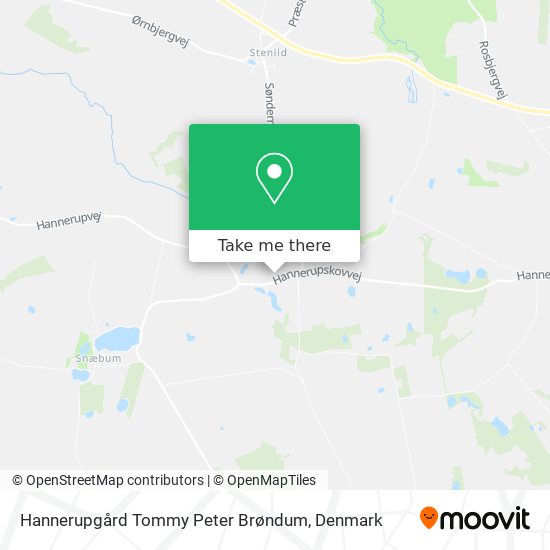 Hannerupgård Tommy Peter Brøndum map