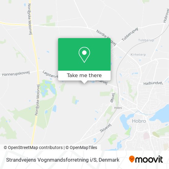 Strandvejens Vognmandsforretning i / S map