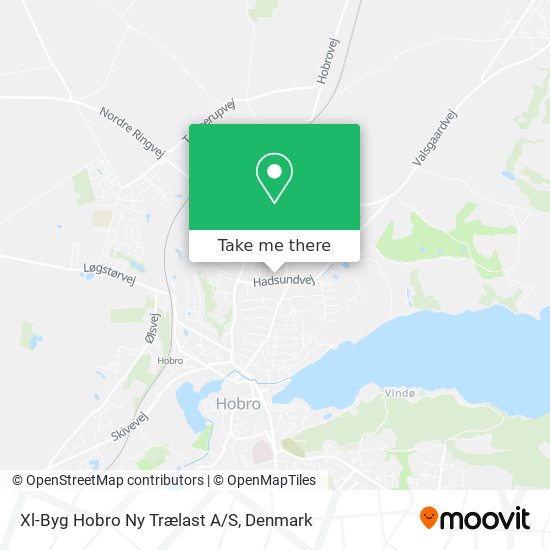 Xl-Byg Hobro Ny Trælast A/S map