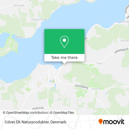 Cdvet.Dk Naturprodukter map