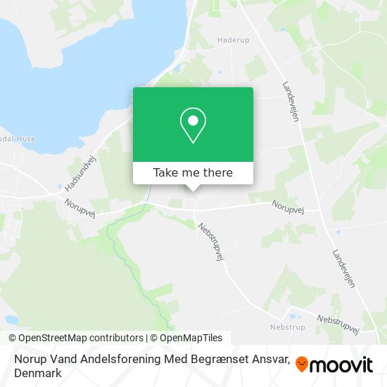 Norup Vand Andelsforening Med Begrænset Ansvar map