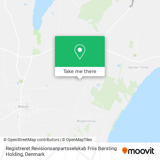 Registreret Revisionsanpartsselskab Friis Børsting Holding map