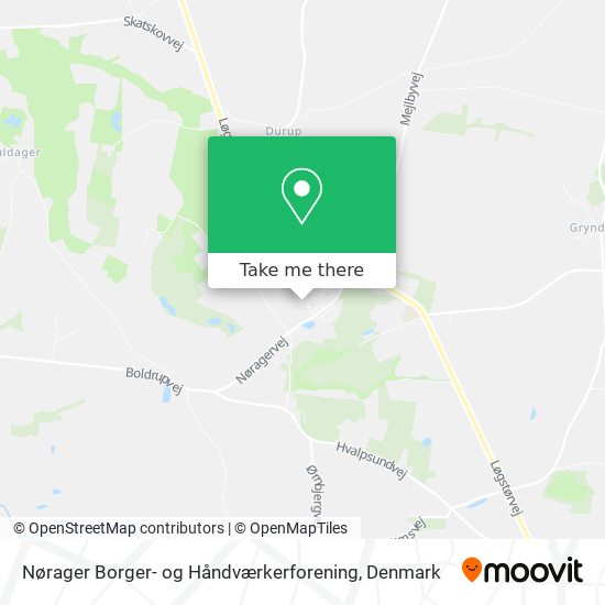 Nørager Borger- og Håndværkerforening map