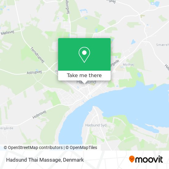 Hadsund Thai Massage map