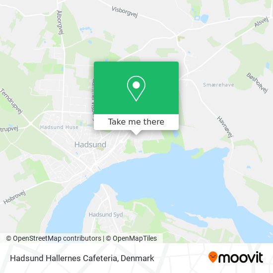 Hadsund Hallernes Cafeteria map