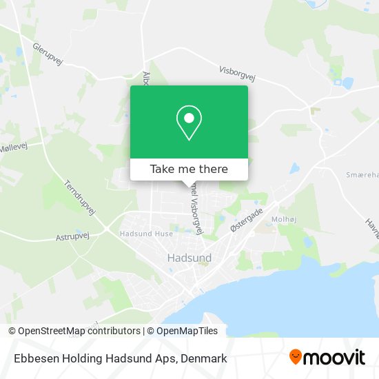 Ebbesen Holding Hadsund Aps map