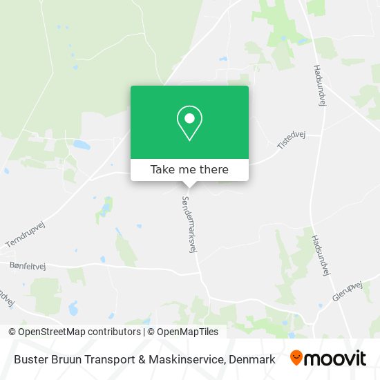 Buster Bruun Transport & Maskinservice map