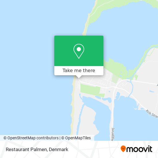 Restaurant Palmen map