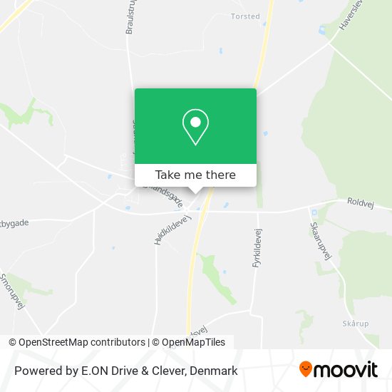 Powered by E.ON Drive & Clever map