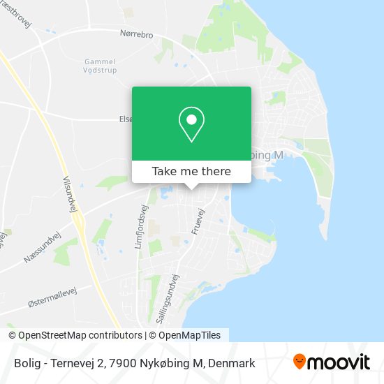 Bolig - Ternevej 2, 7900 Nykøbing M map