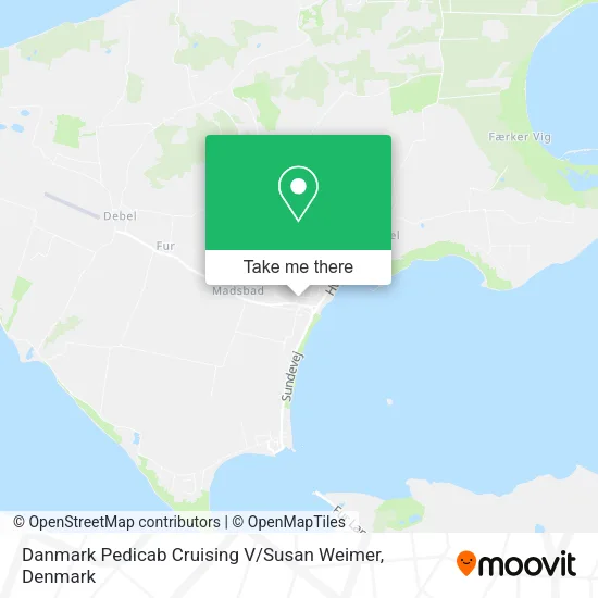 Danmark Pedicab Cruising V / Susan Weimer map