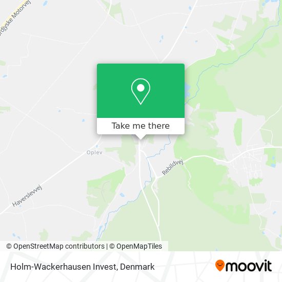 Holm-Wackerhausen Invest map