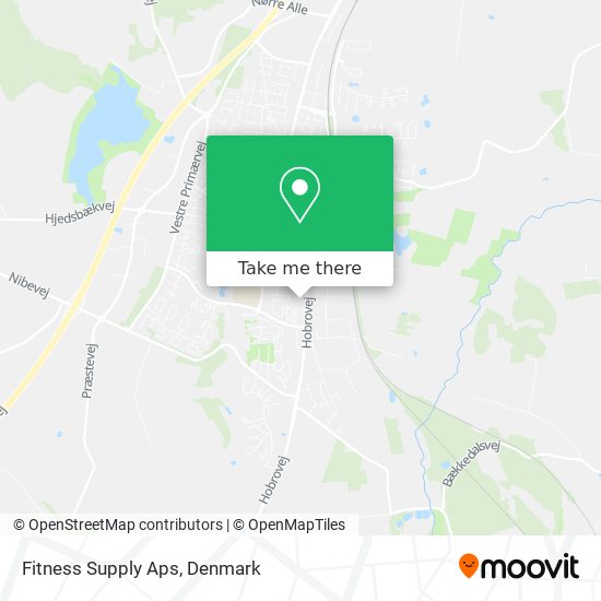 Fitness Supply Aps map