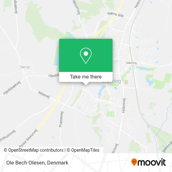 Ole Bech Olesen map