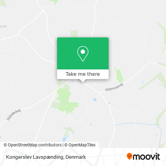 Kongerslev Lavspænding map