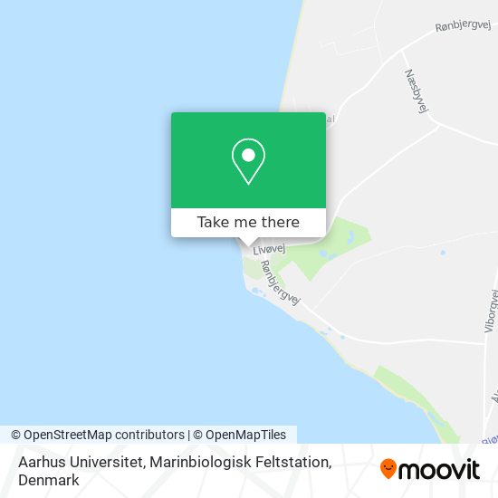 Aarhus Universitet, Marinbiologisk Feltstation map