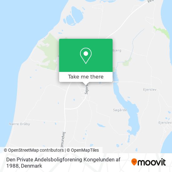 Den Private Andelsboligforening Kongelunden af 1988 map