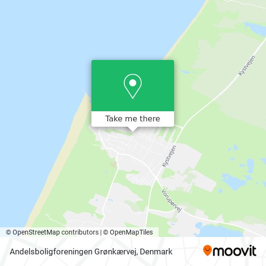 Andelsboligforeningen Grønkærvej map