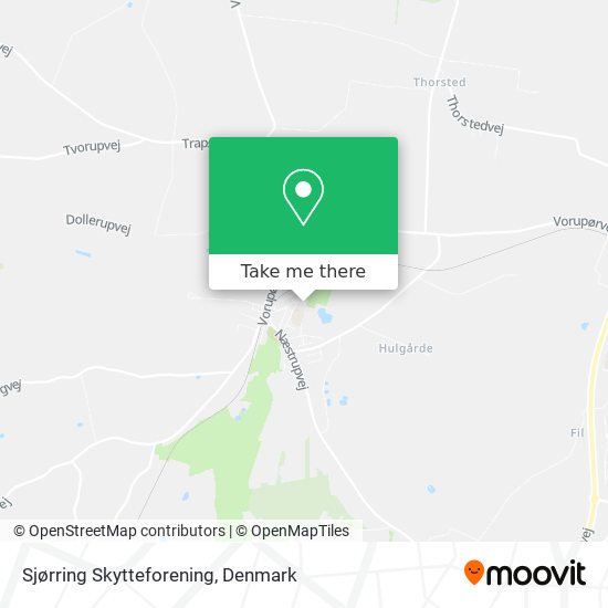 Sjørring Skytteforening map