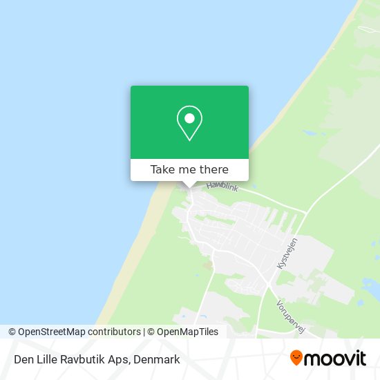 Den Lille Ravbutik Aps map