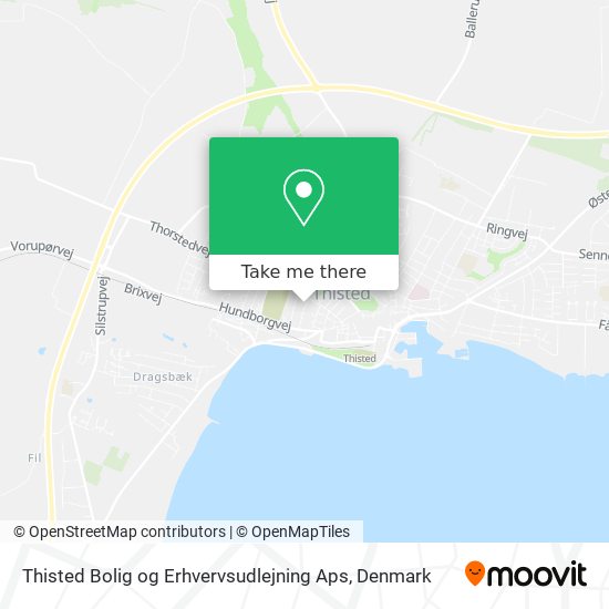 Thisted Bolig og Erhvervsudlejning Aps map