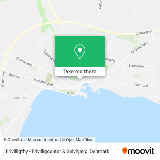 Frivilligthy - Frivilligcenter & Selvhjælp map