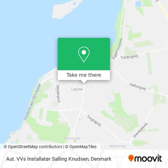 Aut. VVs Installatør Salling Knudsen map