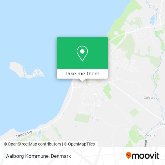 Aalborg Kommune map