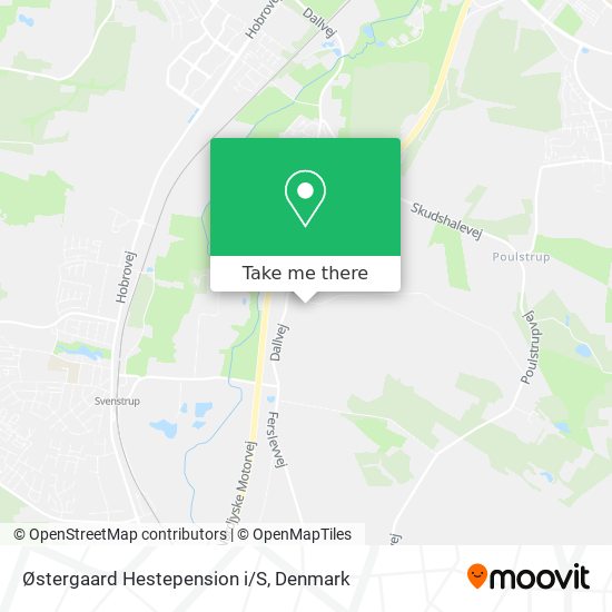 Østergaard Hestepension i/S map