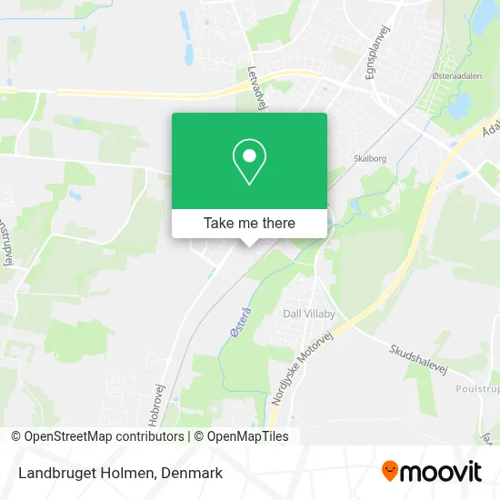 Landbruget Holmen map
