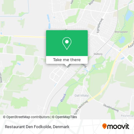 Restaurant Den Fodkolde map