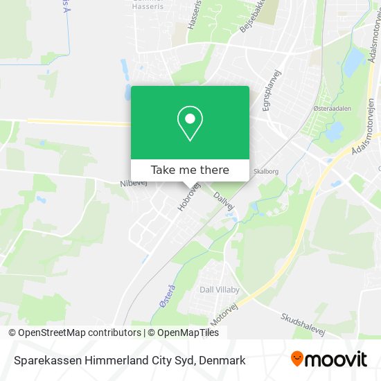 Sparekassen Himmerland City Syd map