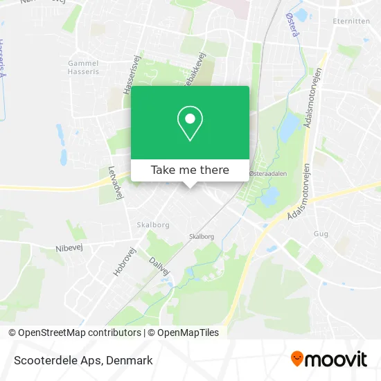 Scooterdele Aps map