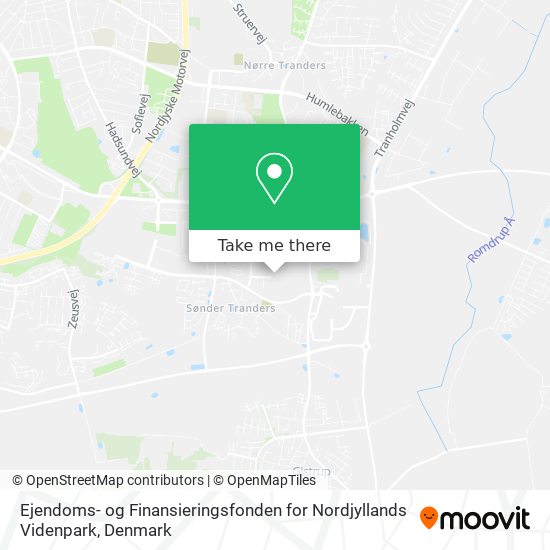 Ejendoms- og Finansieringsfonden for Nordjyllands Videnpark map