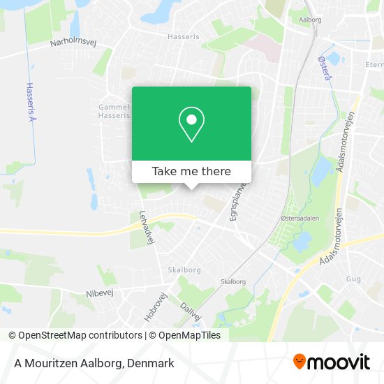 A Mouritzen Aalborg map