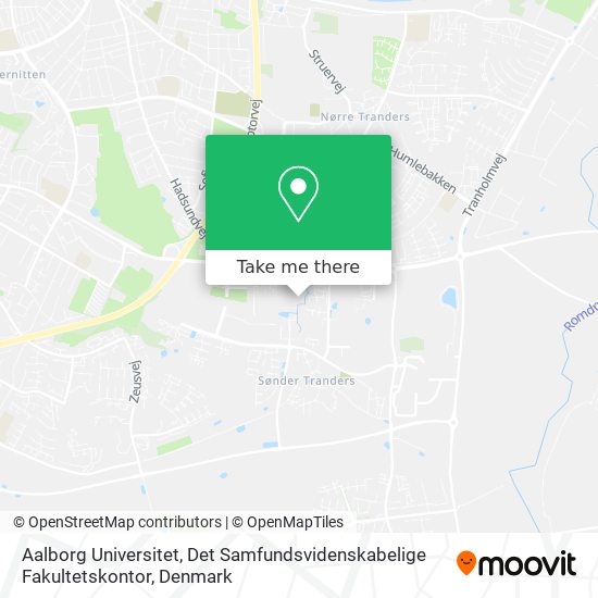 Aalborg Universitet, Det Samfundsvidenskabelige Fakultetskontor map