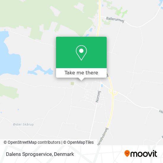 Dalens Sprogservice map