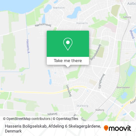 Hasseris Boligselskab, Afdeling 6 Skelagergårdene map