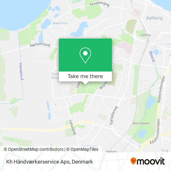 Kh Håndværkerservice Aps map
