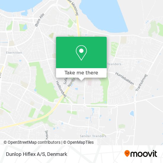 Dunlop Hiflex A/S map