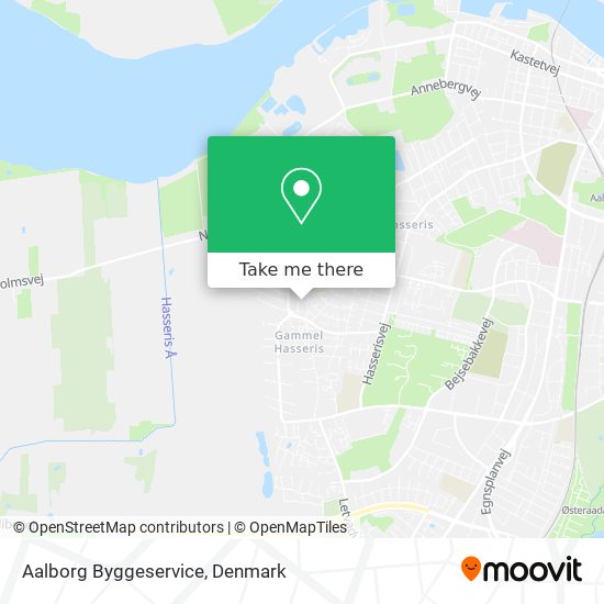 Aalborg Byggeservice map