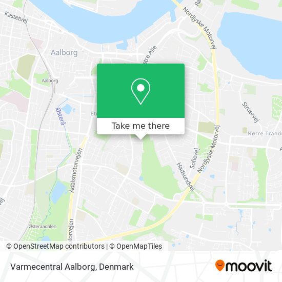 Varmecentral Aalborg map