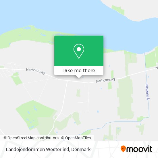 Landejendommen Westerlind map